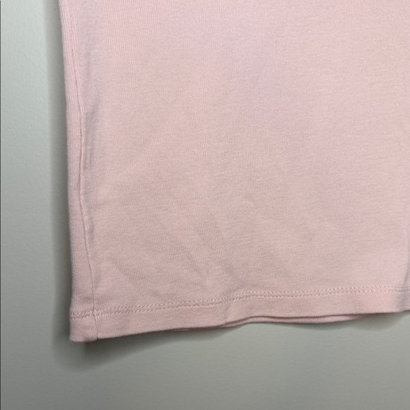 Rafaella Light Pink Studded 100% Cotton Tank Top - Picture 7 of 15